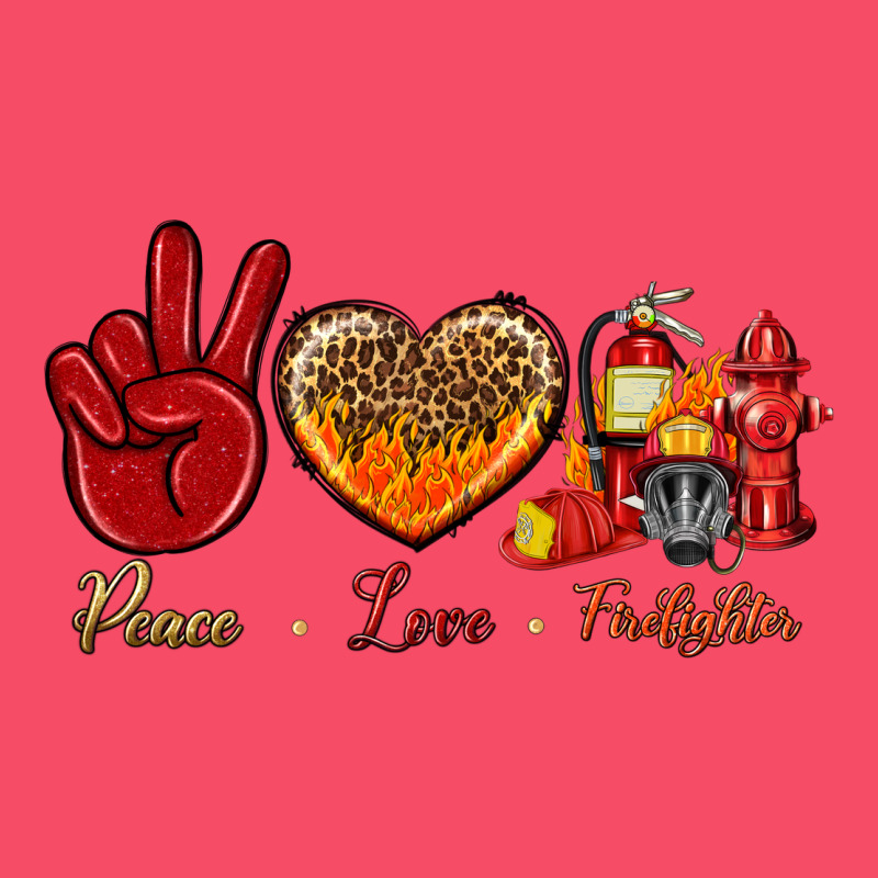 Peace Love Firefighter Premium Sweatshirt by BundleAndBundleShop | Teevron