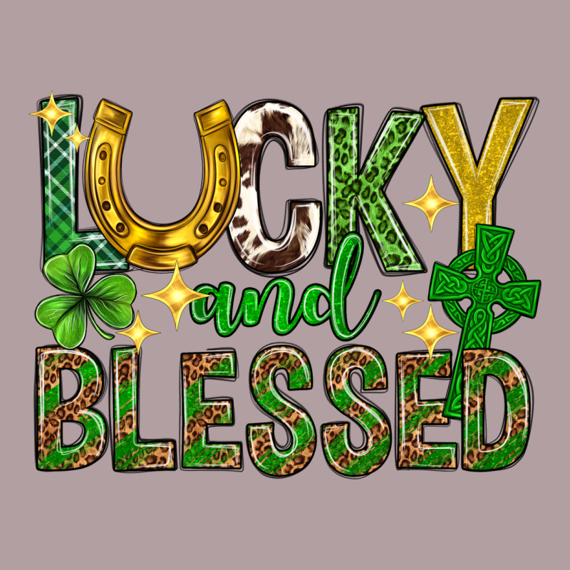 Lucky And Blessed St. Patricks Day Vintage Hoodie by Neo Western | Teevron