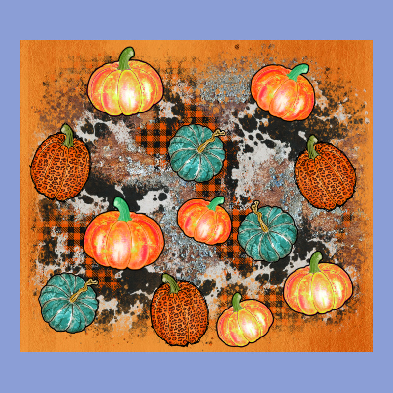 Cowhide Pumpkin Long Sleeve Tee by AdoDesignShop | Teevron