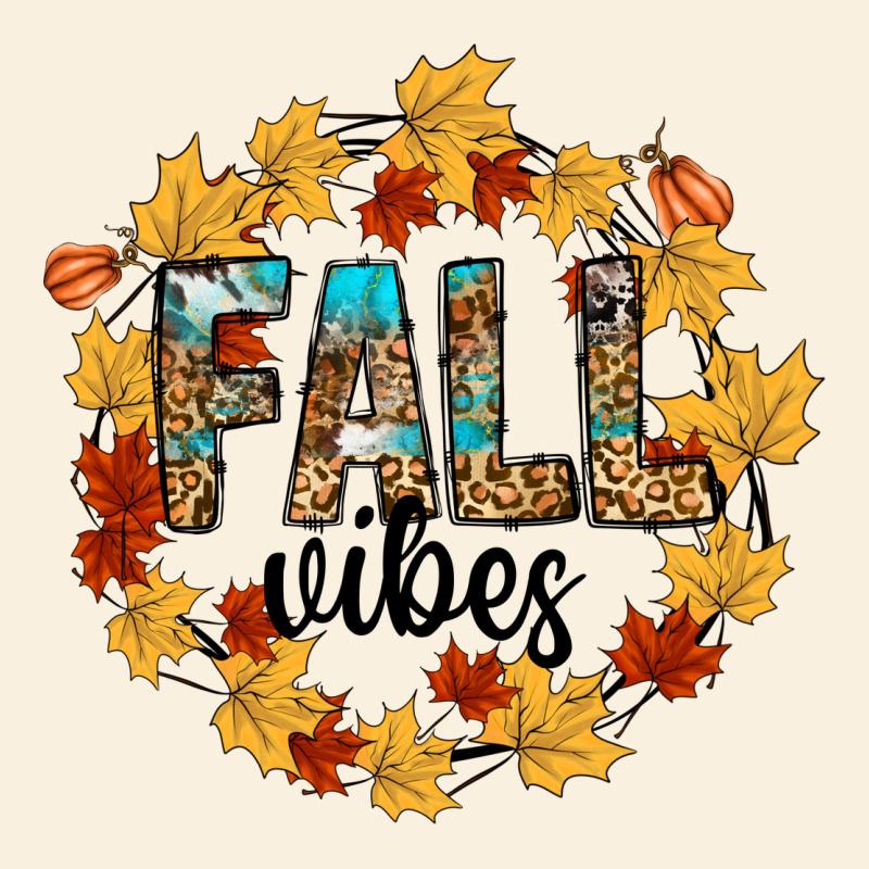 Fall Vibes Vintage Hoodie by CowhideDigitalArt | Teevron