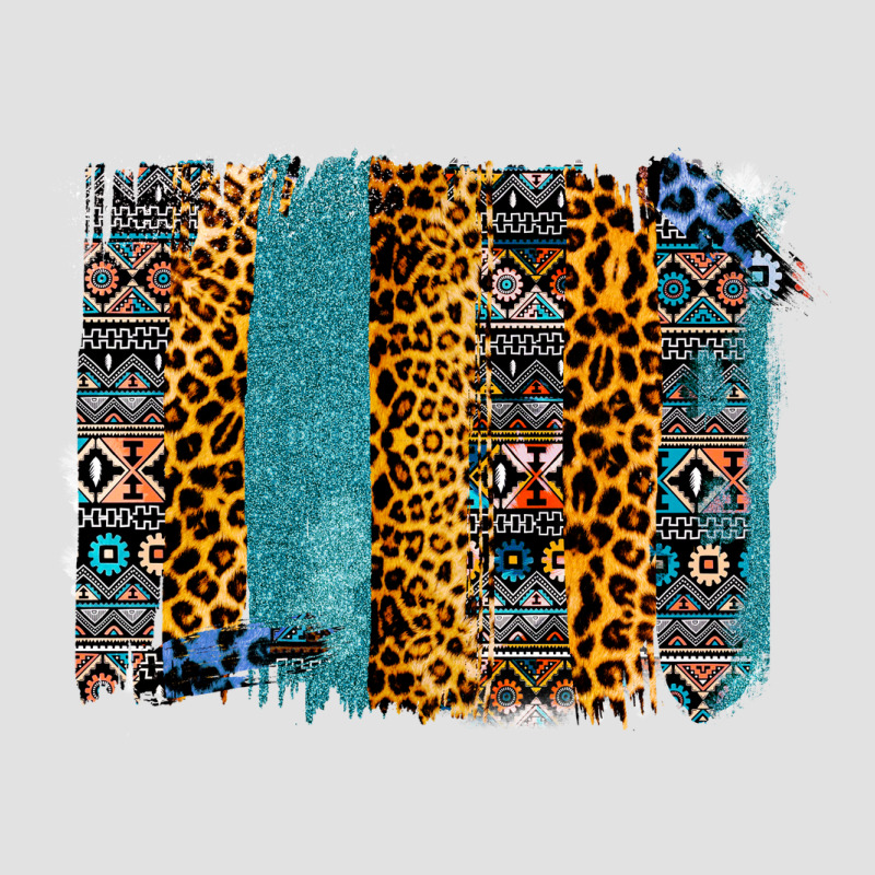 Aztec Leopard Glitter Brushstrokes Premium Hoodie by Bettercallsaul | Teevron