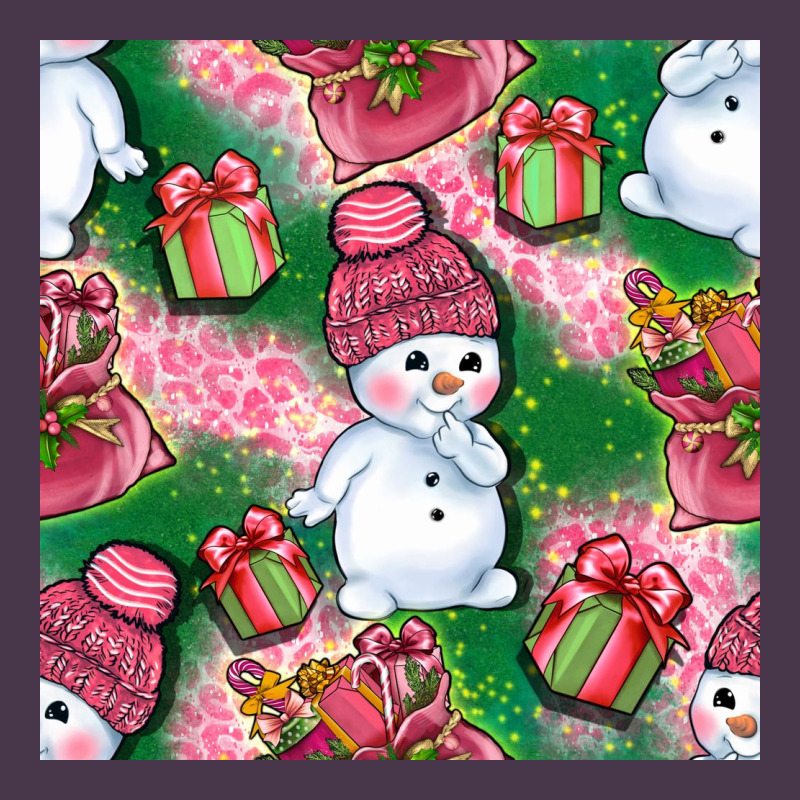 Cute Snowman And Gift Box With Leopard Seamless Pattern Bbs Heavyweight Hoodie by BundleAndBundleShop | Teevron