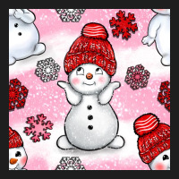 Cute Snowman And Snow Flakes Seamless Pattern Bbs Heavyweight Hoodie | Teevron