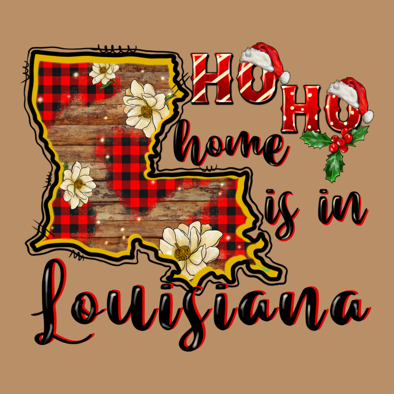 Ho Ho Home Is In Louisiana Vintage Hoodie by FaDigitalArtStudio | Teevron