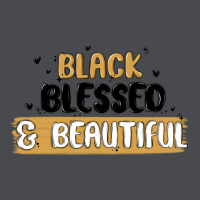 Black Blessed & Beautiful Zipper Hoodie | Teevron