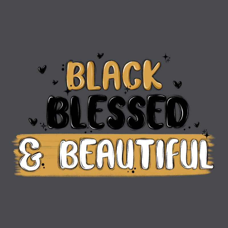 Black Blessed & Beautiful Zipper Hoodie by MaliasSmallBusiness | Teevron