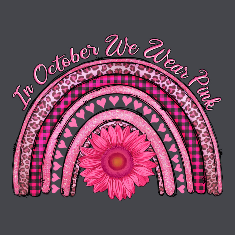 In October We Wear Pink Rainbow Long Sleeve Tee by AdoDesignShop | Teevron