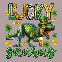 Lucky Saurus St.patricks Day Vintage Hoodie | Teevron