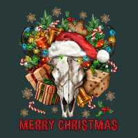 Merry Christmas With Bull Skull Premium Sweatshirt | Teevron