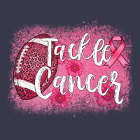 Tackle Cancer Football Leopard Long Sleeve Tee | Teevron