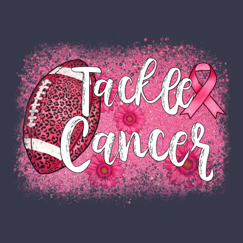 Tackle Cancer Football Leopard Long Sleeve Tee by AdoDesignShop | Teevron