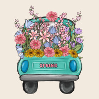 Truck With Flowers Zipper Hoodie | Teevron