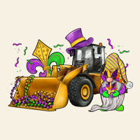 Mardi Gras Gnome Bulldozer Vintage Tee | Teevron