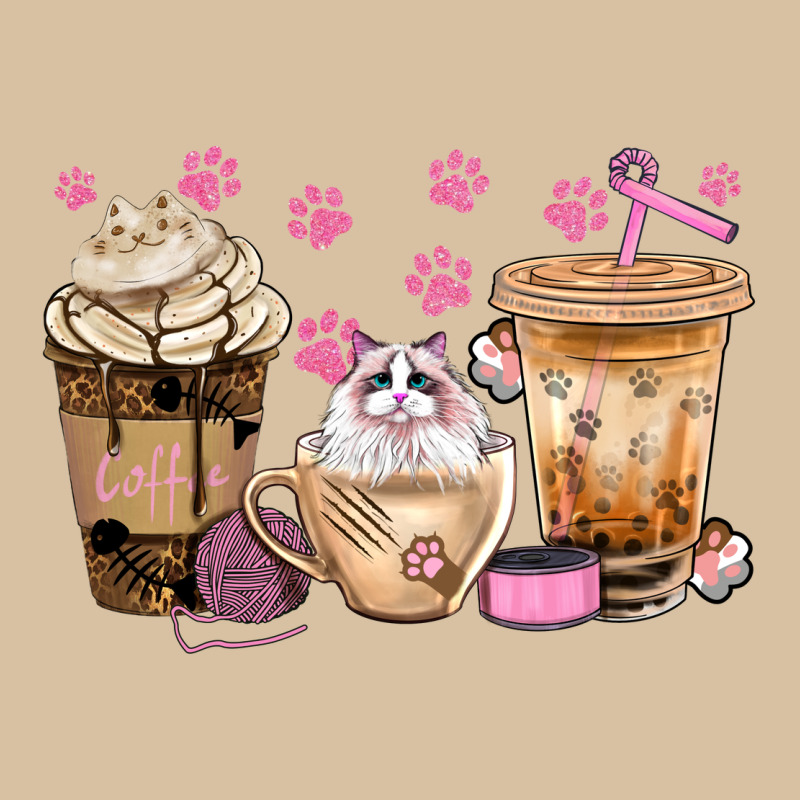 Cat Coffee Cups With Paw Bbs Heavyweight Hoodie by BundleAndBundleShop | Teevron