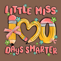 Little Miss 100 Days Smarter Zipper Hoodie | Teevron