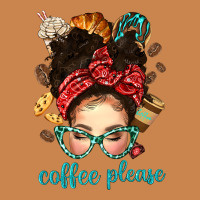 Coffee Please Messy Bun With Coffee Bean Bbs Heavyweight Hoodie | Teevron