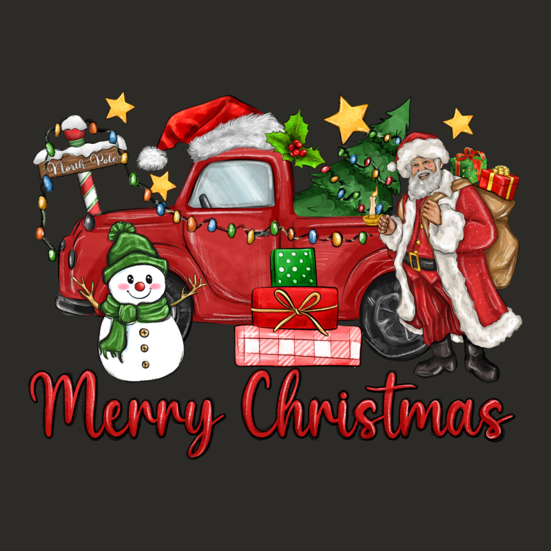 Merry Christmas Truck Heavy Core Tee by MaliasSmallBusiness | Teevron