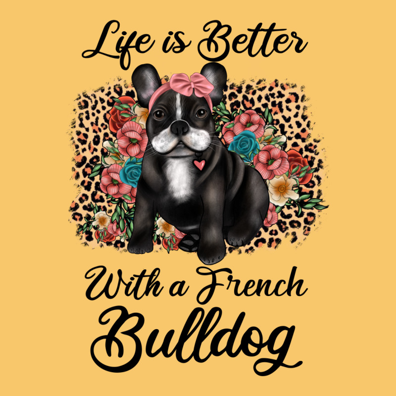 Life Is Better With A French Bulldog Vintage Hoodie by JahusDesignShop | Teevron