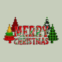 Merry Christmas Glitter Plaid Trees Long Sleeve Tee | Teevron
