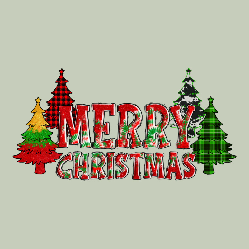 Merry Christmas Glitter Plaid Trees Long Sleeve Tee by AdoDesignShop | Teevron