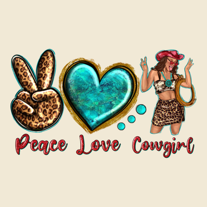 Peace Love Cowgirl Premium Tee by texasbilliewilder | Teevron