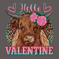 Hello Valentine Highland Cow Premium Hoodie | Teevron