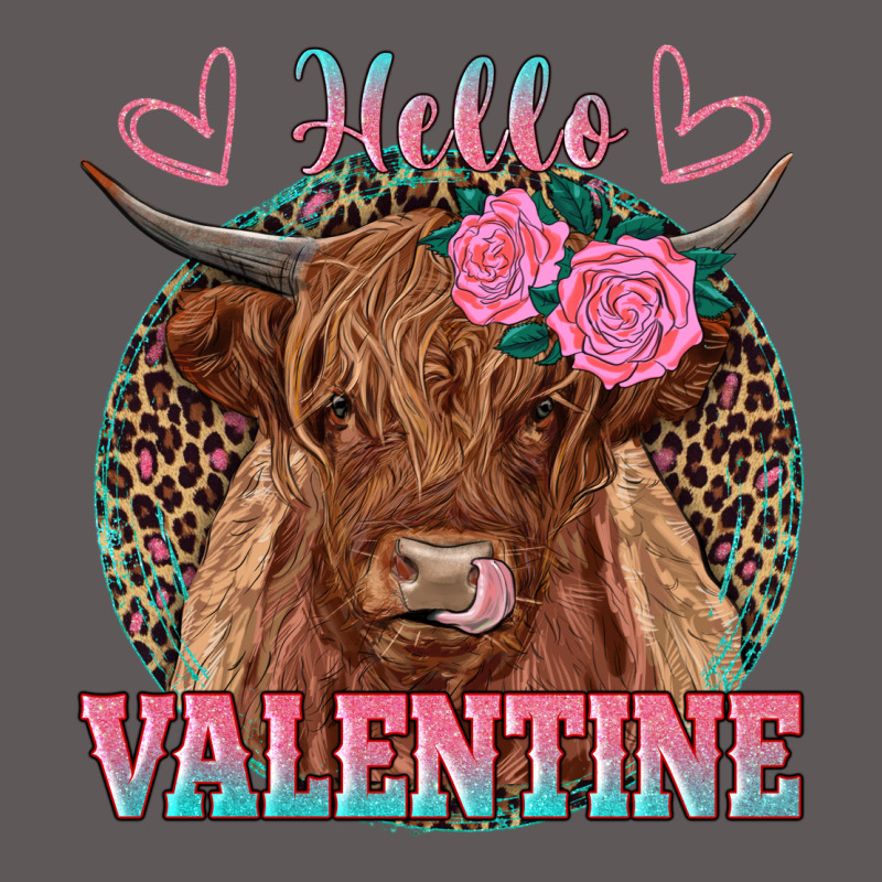 Hello Valentine Highland Cow Premium Hoodie by RanaPortraitStore | Teevron