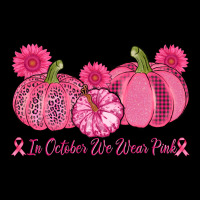 In October We Wear Pink Pumpkins Long Sleeve Tee | Teevron