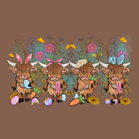 Easter Day Baby Highland Cow Zipper Hoodie | Teevron