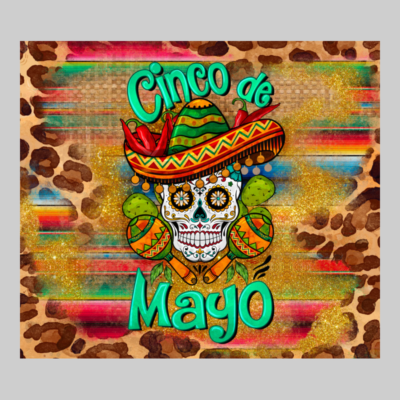 Cinco De Mayo Sombrero Skull Premium Tee by BarkalooDesign | Teevron