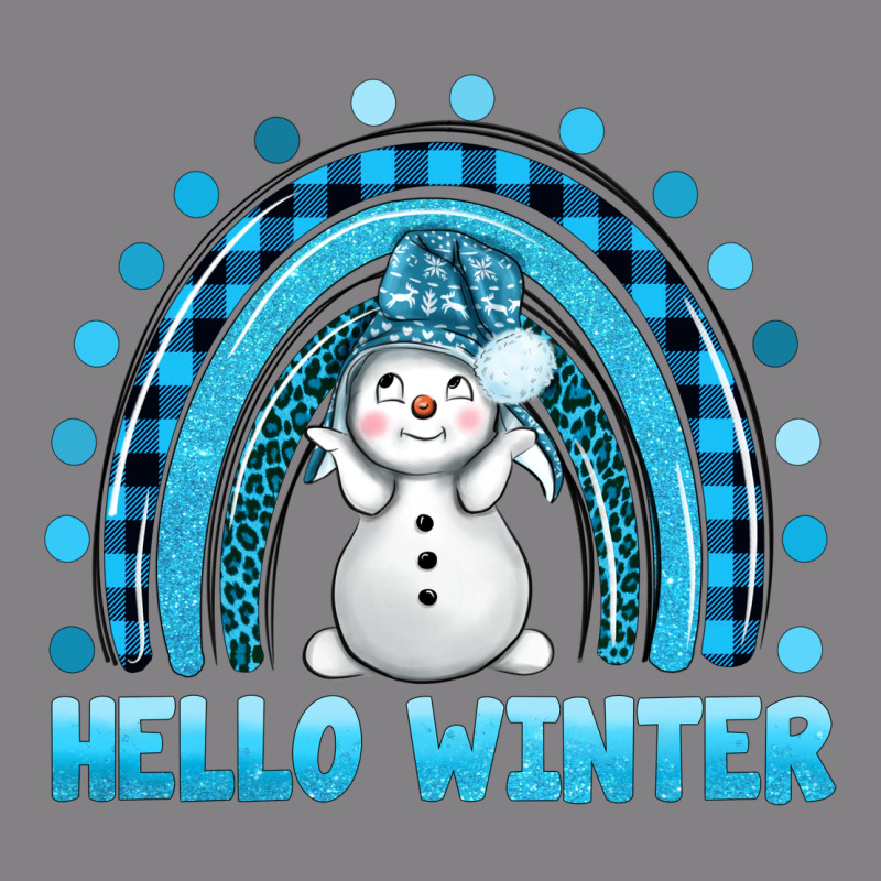 Hello Winter Rainbow With Snowman Bbs Heavyweight Hoodie by BundleAndBundleShop | Teevron