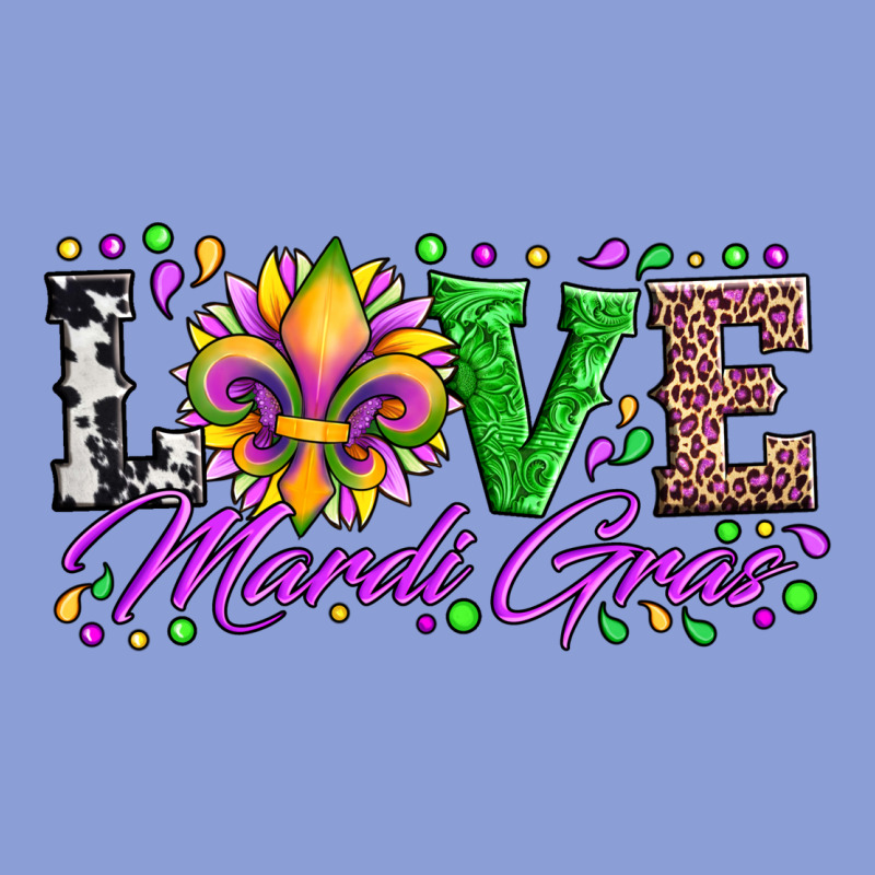 Love Mardi Gras Fleur De Lis Sunflower Leopard And Beads Long Sleeve Tee by Artiststas | Teevron