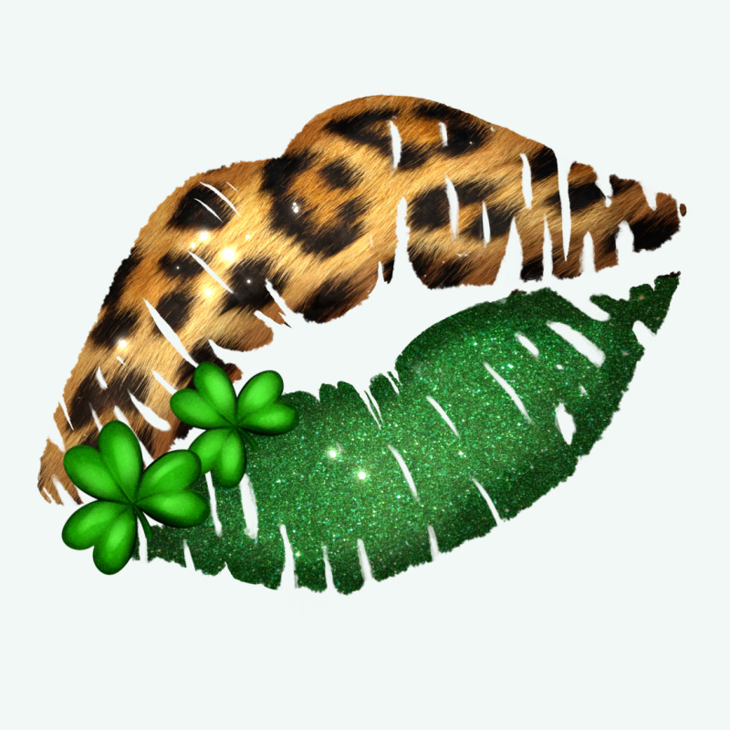 St. Patricks Day Leopard Lips Premium Hoodie by Bettercallsaul | Teevron