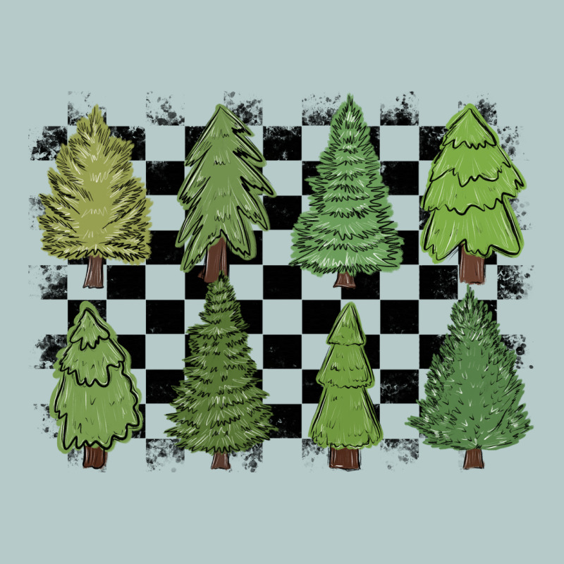 Checkered Trees Heavy Core Tee by MaliasSmallBusiness | Teevron