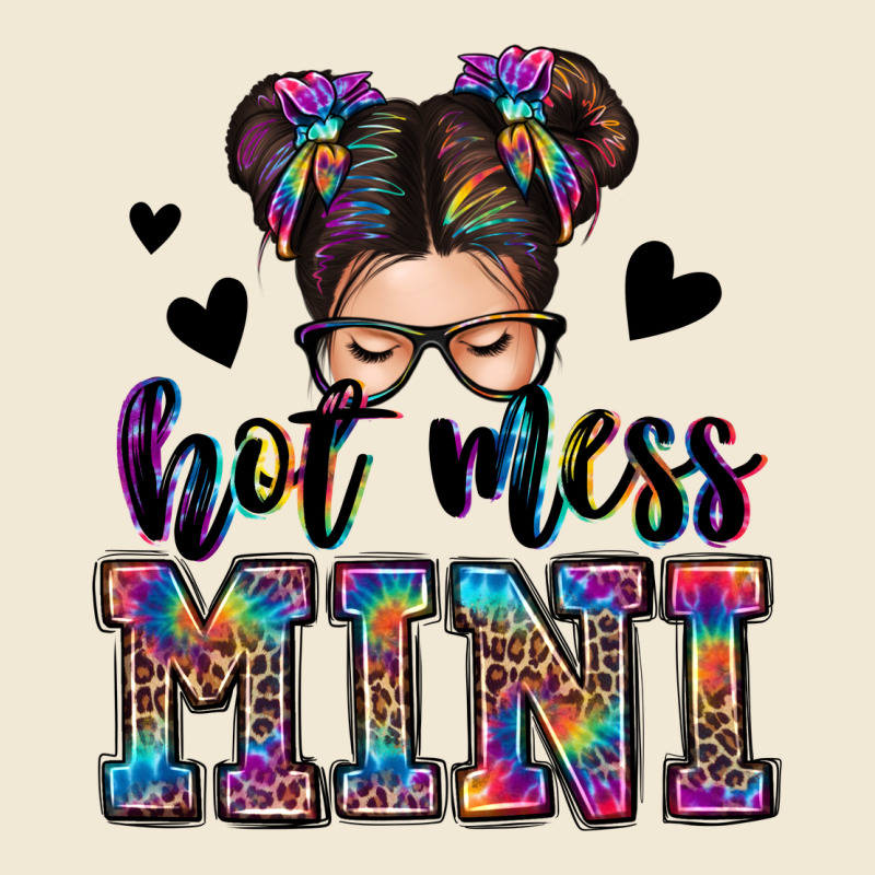 Mess Mini Messy Bun Premium Tee by Zillion Design Studio | Teevron