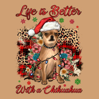 Christmas Life Is Better With A Chihuahua Vintage Tee | Teevron