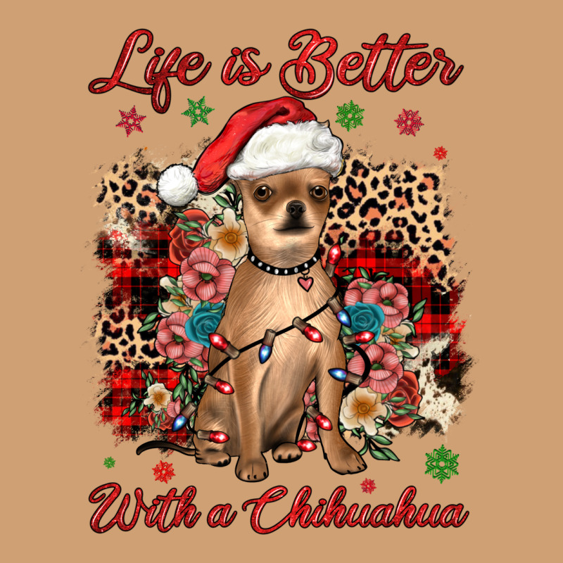 Christmas Life Is Better With A Chihuahua Vintage Tee by JahusDesignShop | Teevron