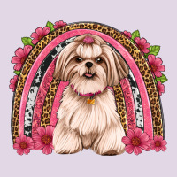 Shih Tzu Floral Rainbow Classic Tee | Teevron