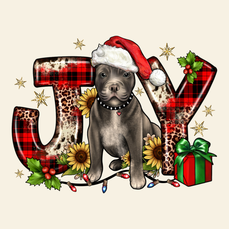 Christmas Joy Pitbull Vintage Tee by JahusDesignShop | Teevron