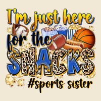 Im Just Here For The Snacks Sports Sister Premium Tee | Teevron