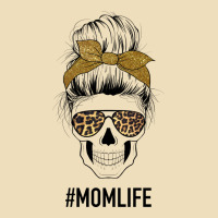 Glitter Patterned Leopard Mom Skull Premium Hoodie | Teevron