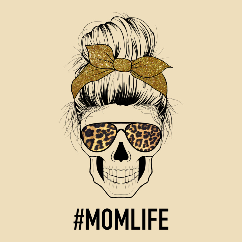 Glitter Patterned Leopard Mom Skull Premium Hoodie by Bettercallsaul | Teevron