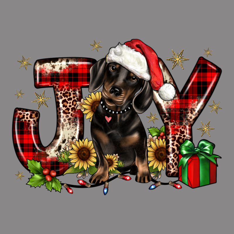 Christmas Joy Dachshund Vintage Tee by JahusDesignShop | Teevron