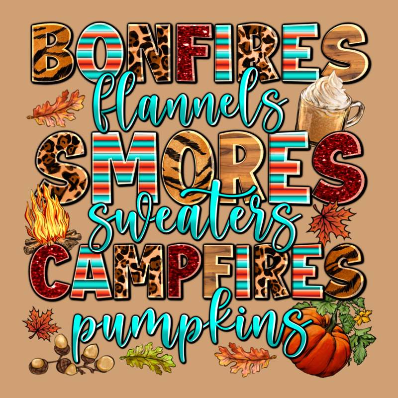 Bonfires Flannels Smores Vintage Tee by AdoDesignShop | Teevron