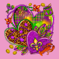 Mardi Gras Hearts Urban Hoodie | Teevron