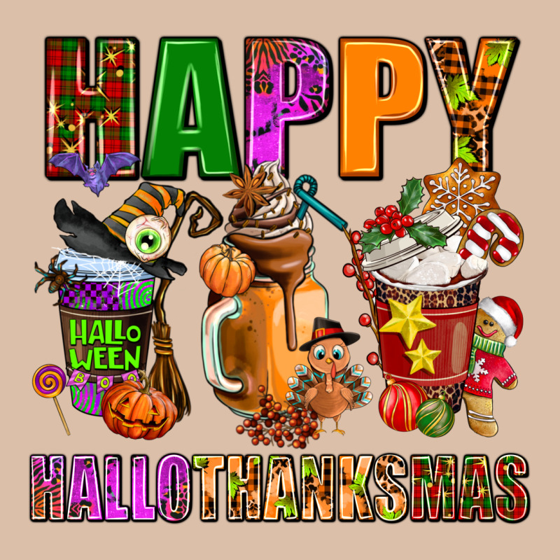 Happy Hallothanksmas Urban Heavy Tee by AdoDesignShop | Teevron