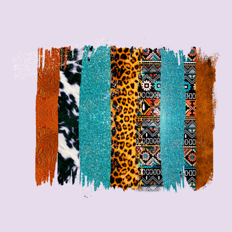 Western Leopard Glitter Aztec Cowhide Pattern Brushstroke Premium Hoodie by Bettercallsaul | Teevron