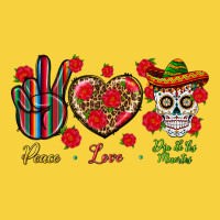 Peace Love Dia De Los Muertos Premium Sweatshirt | Teevron
