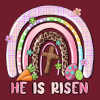 He Is Risen Easter Rainbow Zipper Hoodie | Teevron