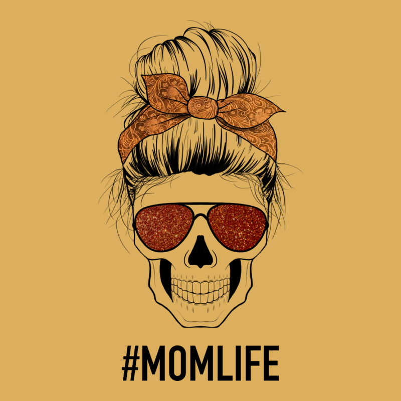 Glitter Western Patterned Mom Skull Premium Hoodie by Bettercallsaul | Teevron